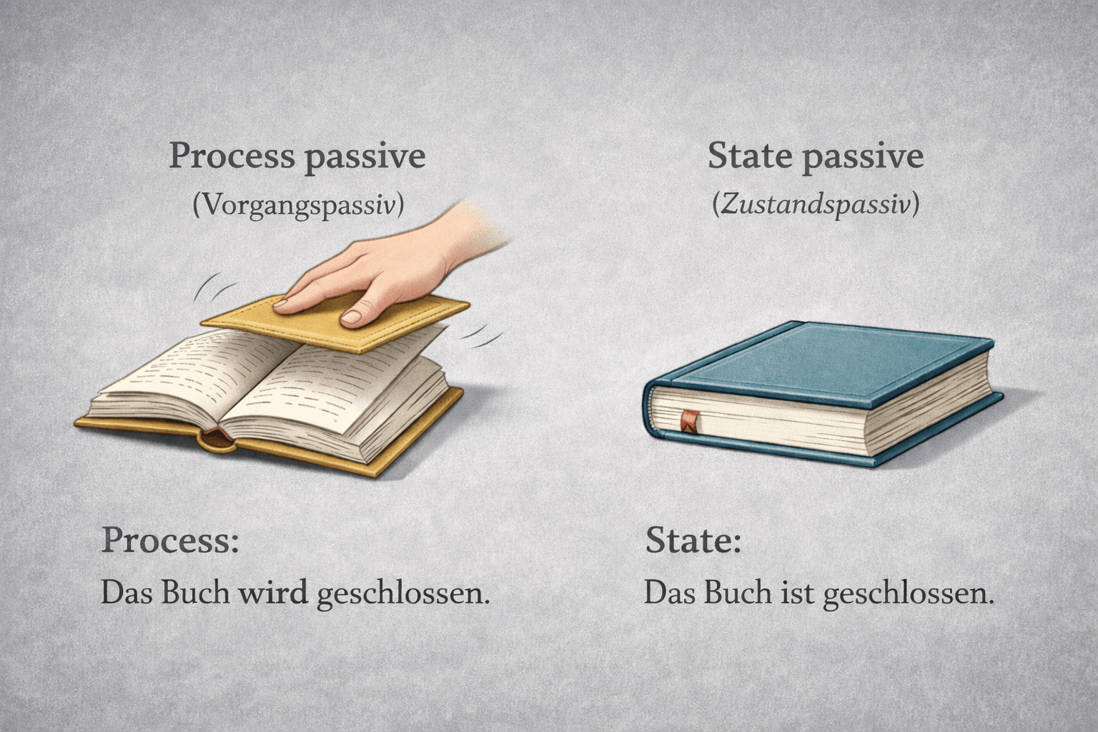 German passive voice — structure, usage and professional context